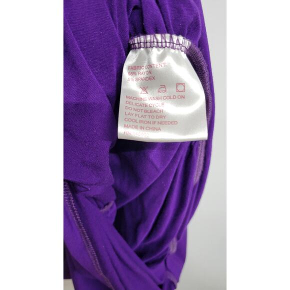 Kimi + Kai Maternity "Delia" Ruched Midi Dress New Medium - Picture 4 of 6